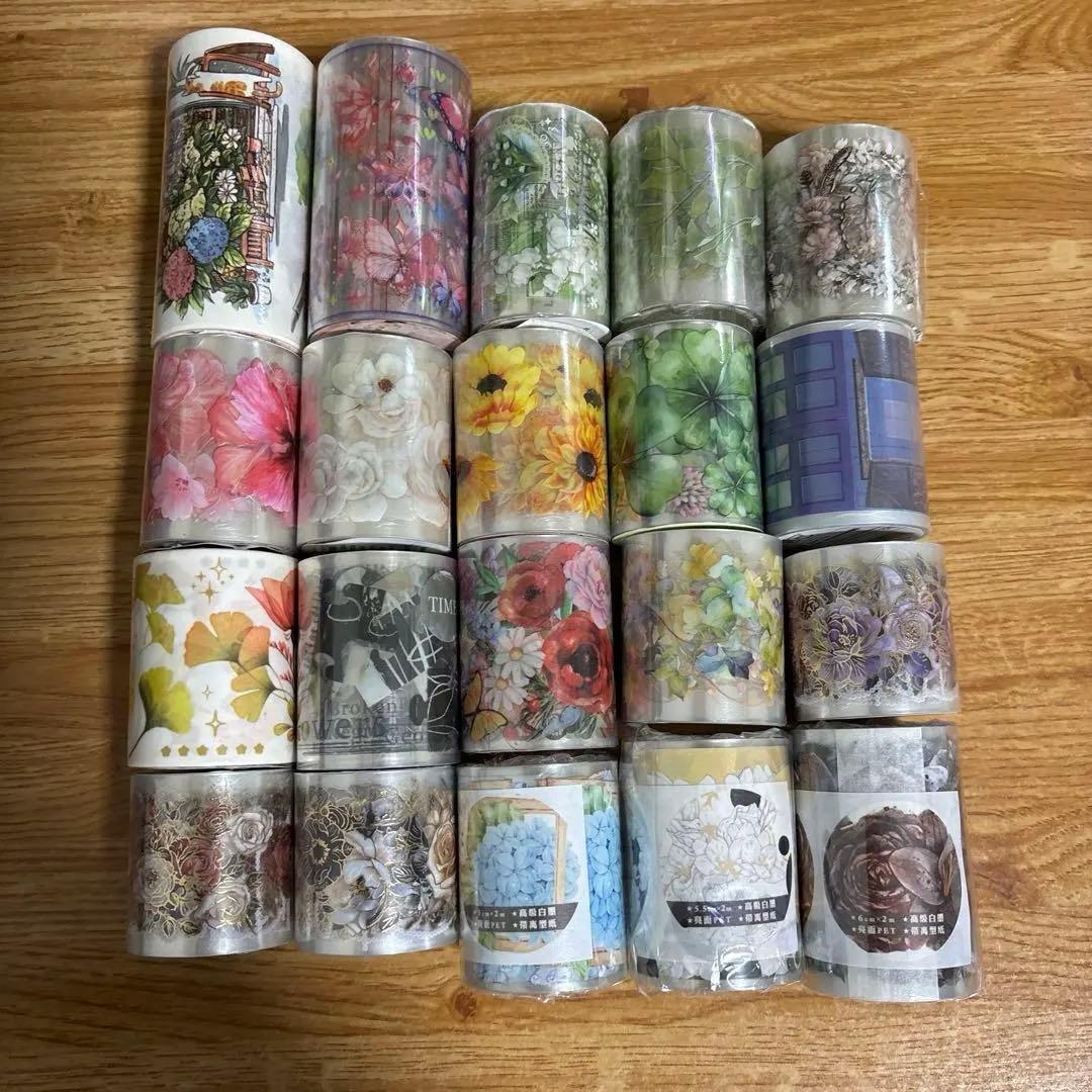 専用　8点おまとめ出品　海外マステ　DIY コラージュ　PET 和紙