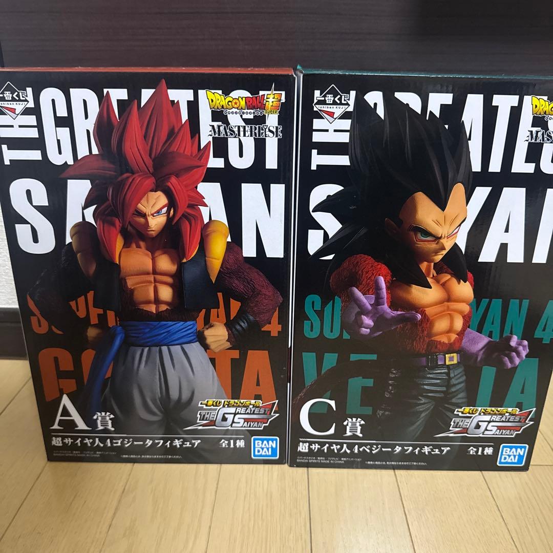 一番くじグレイテストサイヤン A賞ゴジータ、C賞ベジータ 国内正規品