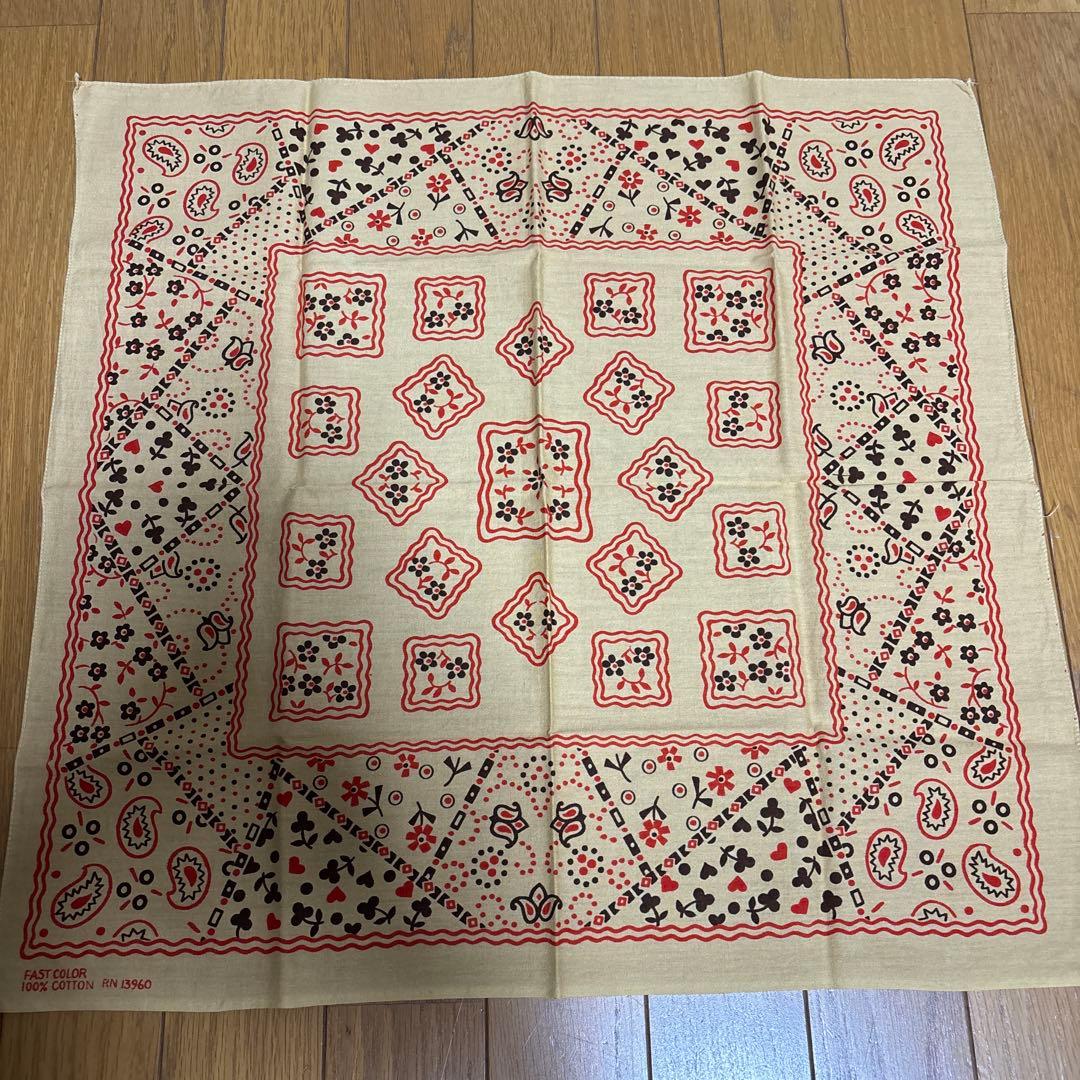 カモクッキー柄　2枚RN13960 トリコカラー、ブラウン