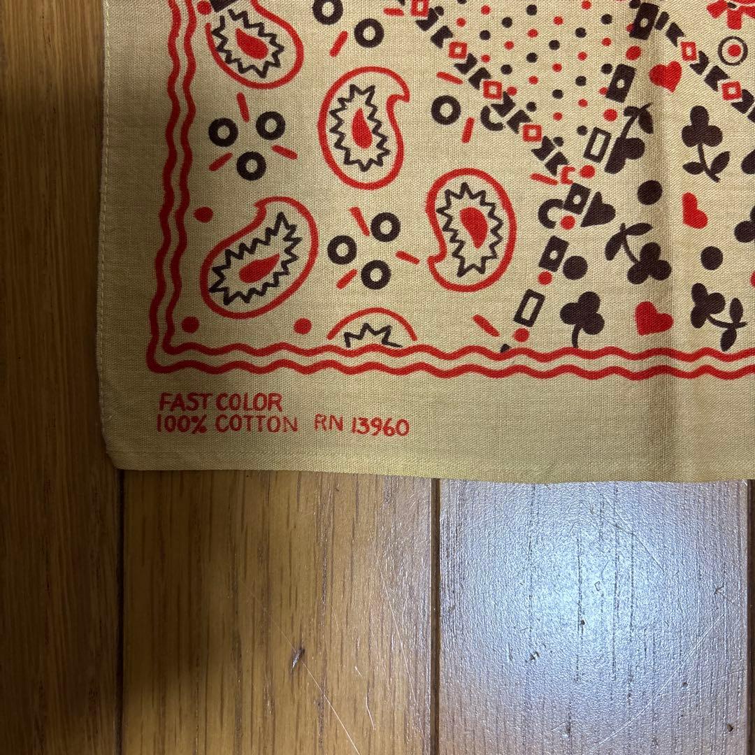 カモクッキー柄　2枚RN13960 トリコカラー、ブラウン