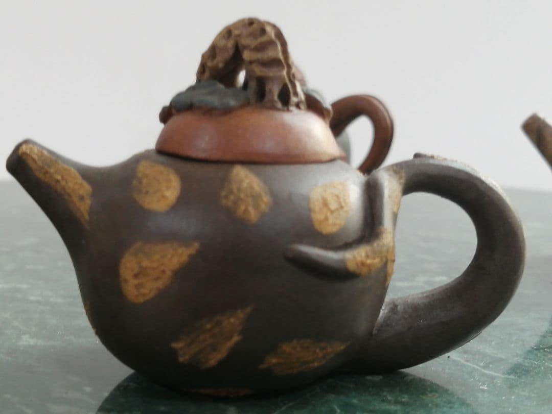 2866 中国茶器 桃型 水滴急須 急須 2866 中国茶器 桃型 水滴急須 急須