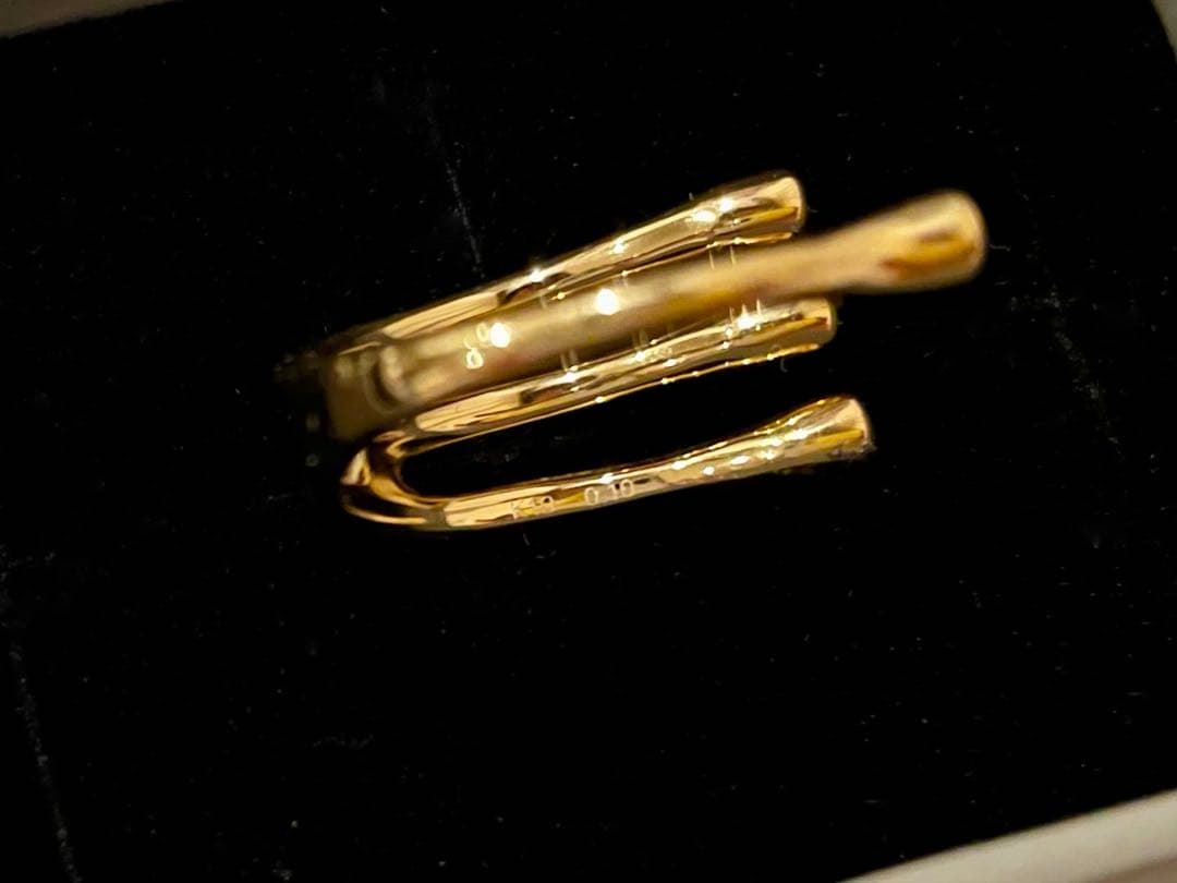 Hirotaka / DROSERA ダイヤモンド カフ リング