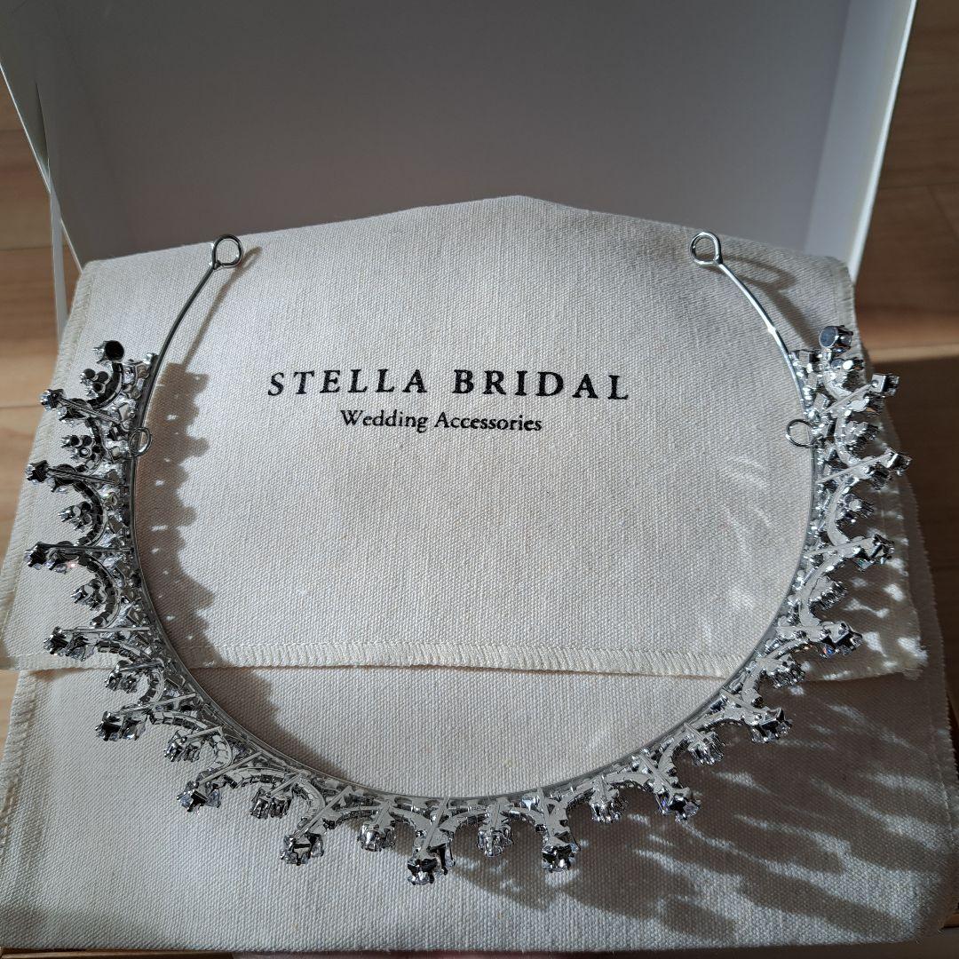 ステラブライダル キュービックジルコニア ティアラ フォンテーヌⅢ