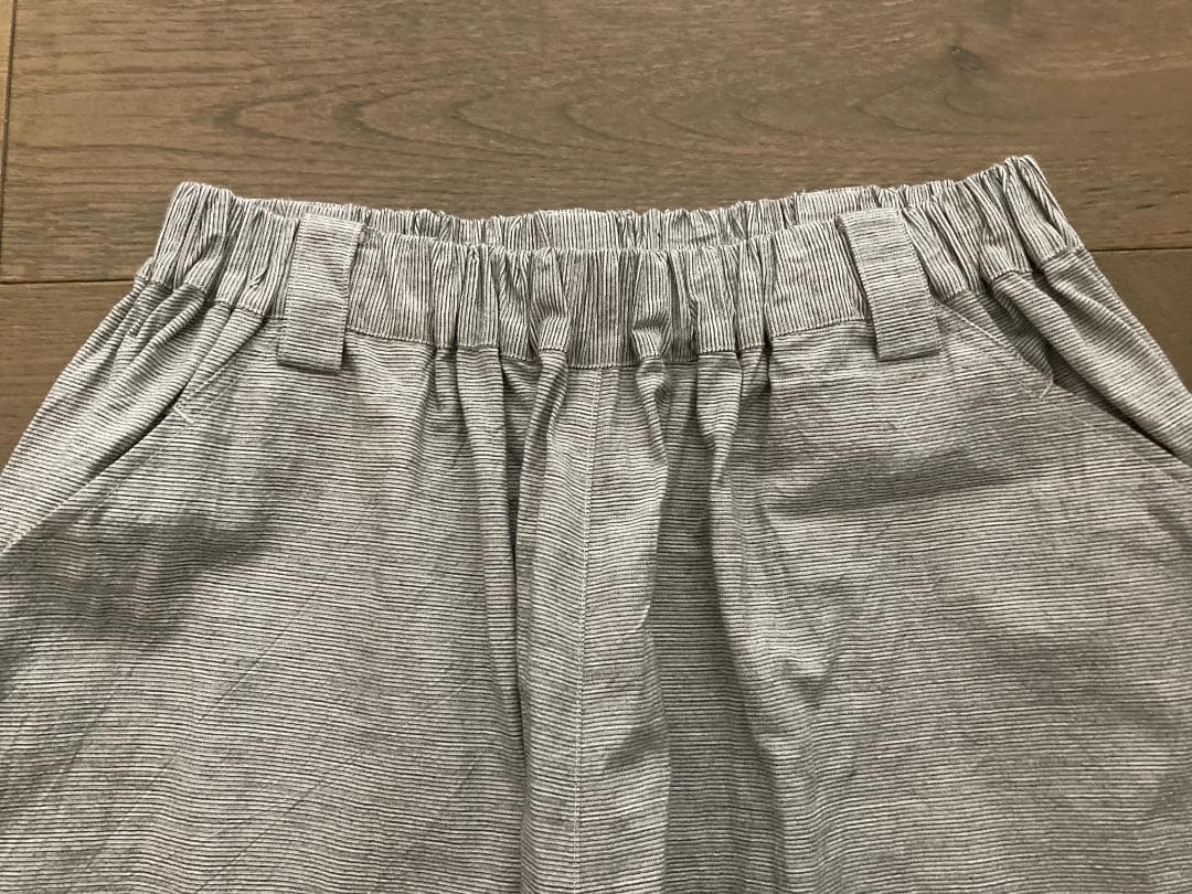 萌 MOYURU モユル サルエルパンツ M L グレー