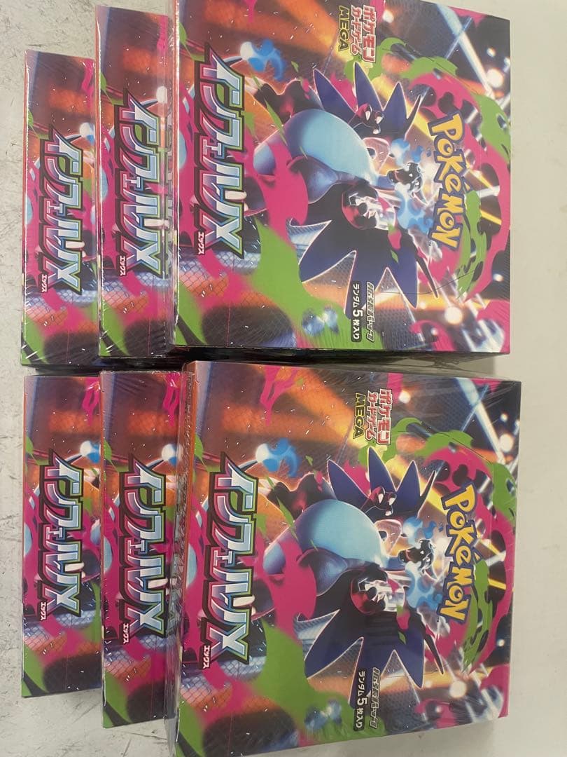 ポケモンカードゲーム 6box ポケモンカードムニキスゼロ6BOX - メルカリ