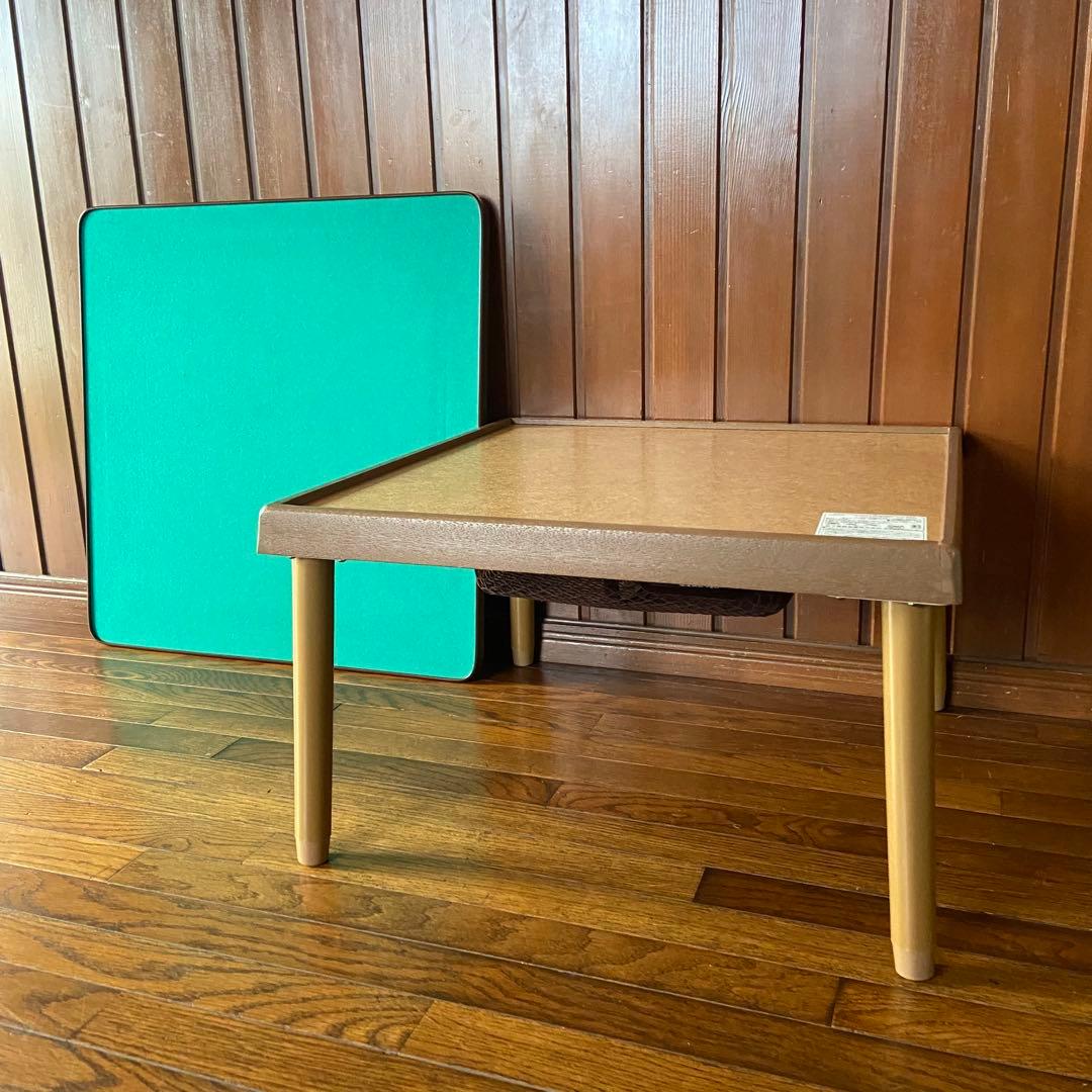 昭和レトロ こたつ 花柄天板 美品 ミニこたつ レトロポップ