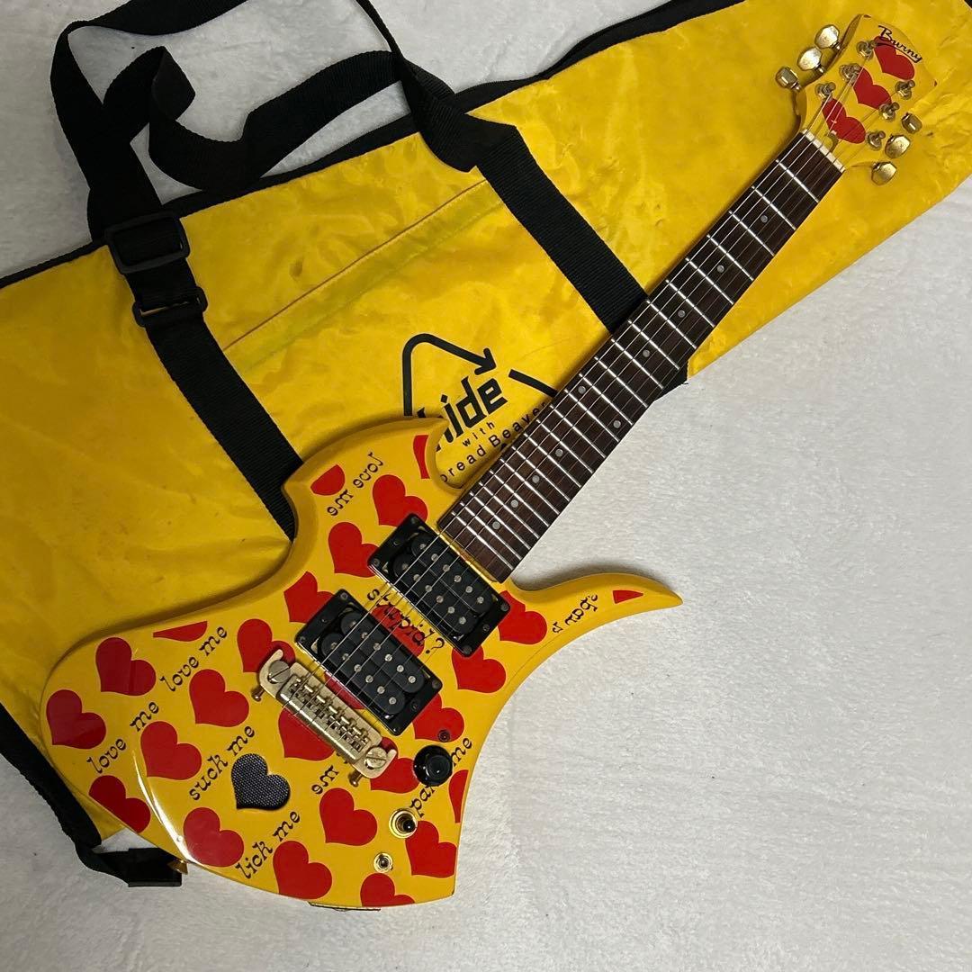 BURNY YH-JR hideモデル アンプ内蔵 モッキンバード ギター ② - メルカリ
