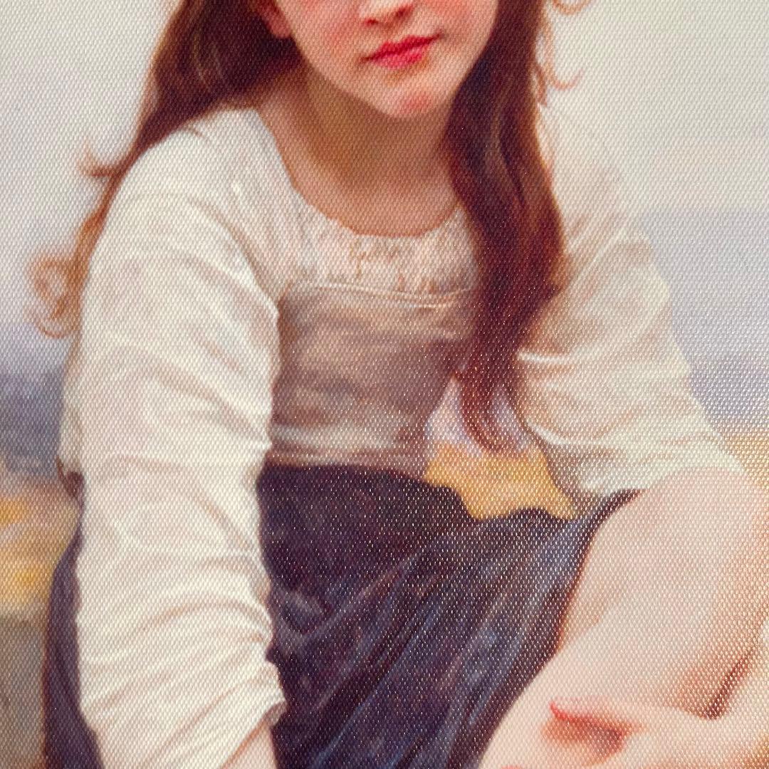 プリントアート ブーグロー 入浴前 額付き 絵画 インテリア 有名絵画