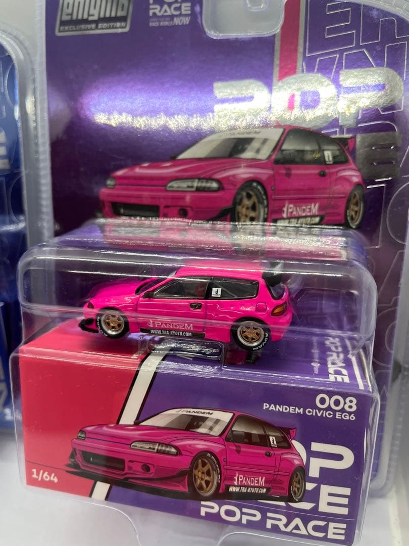 1/64 ポップレースPANDEM CIVIC EG6 3台セット