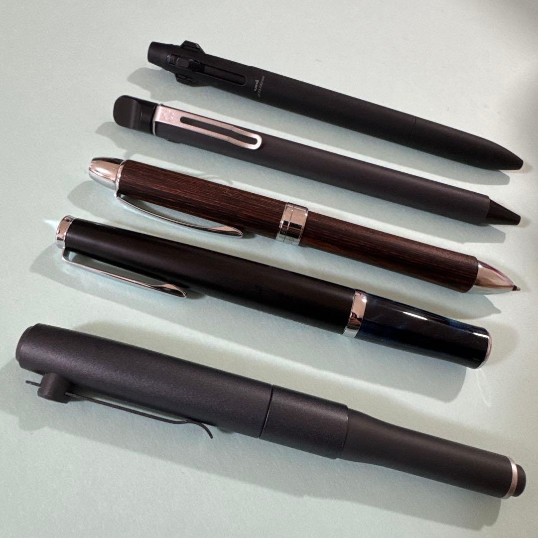 ボールペン、多機能ペン五本セット TOMBOW トンボ鉛筆] 多機能ペン ZOOM＜ズーム＞505mf （油性ボールペン