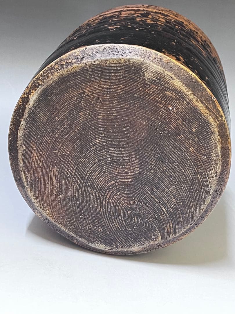 E531 瀬戸水指 長佑 鳴海長佑 茶道具 焼物 陶芸 茶器 水指 共