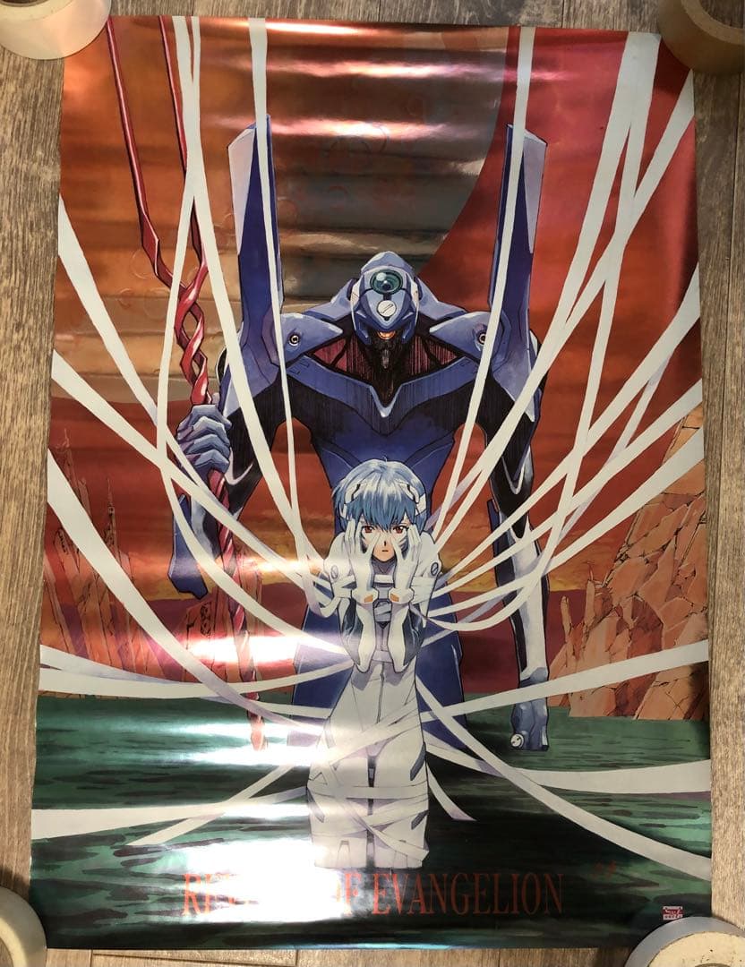 エヴァンゲリオン　レア　メタリックポスター　綾波レイ 激レア ヱヴァンゲリヲン新劇場版：Q 綾波レイ B2ポスター 非売品