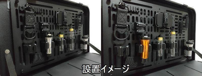 50L アルミコンテナ用 トルクアーム装備 カスタムパーツセット 上蓋
