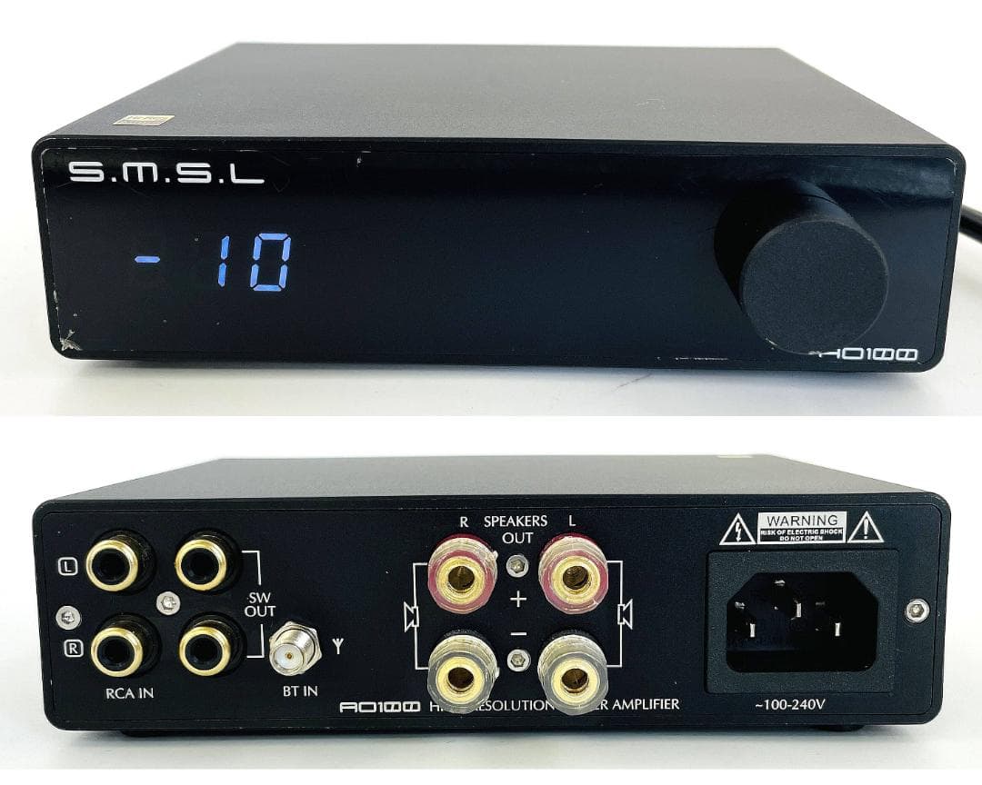 SMSL AO100 Bluetooth 5.0 パワーアンプ クラス Dアンプ - メルカリ