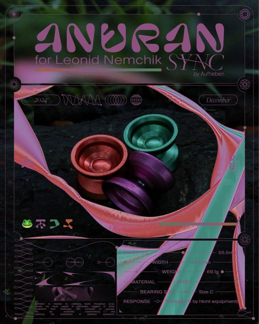 アウフヘーベン アニュラン グリーン ヨーヨー