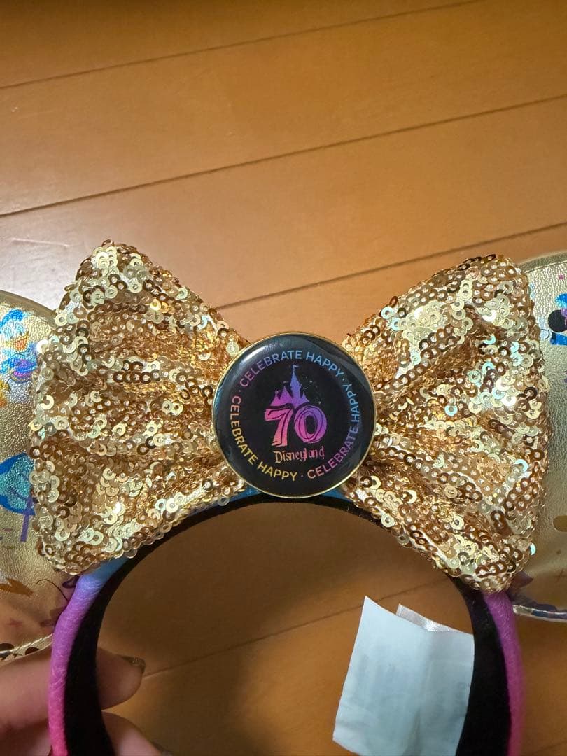 カリフォルニアディズニー　70周年　カチューシャ