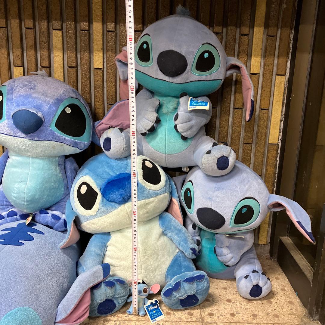 ディズニー スティッチ 超特大ぬいぐるみ まとめ売り 6点セット 玩具 人形