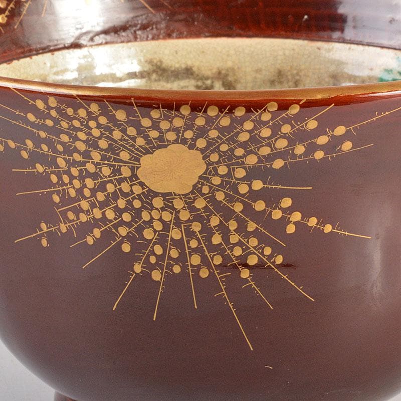 豊楽焼 四代豊助造 木具写し 鉢 共箱 C 6726C - メルカリ