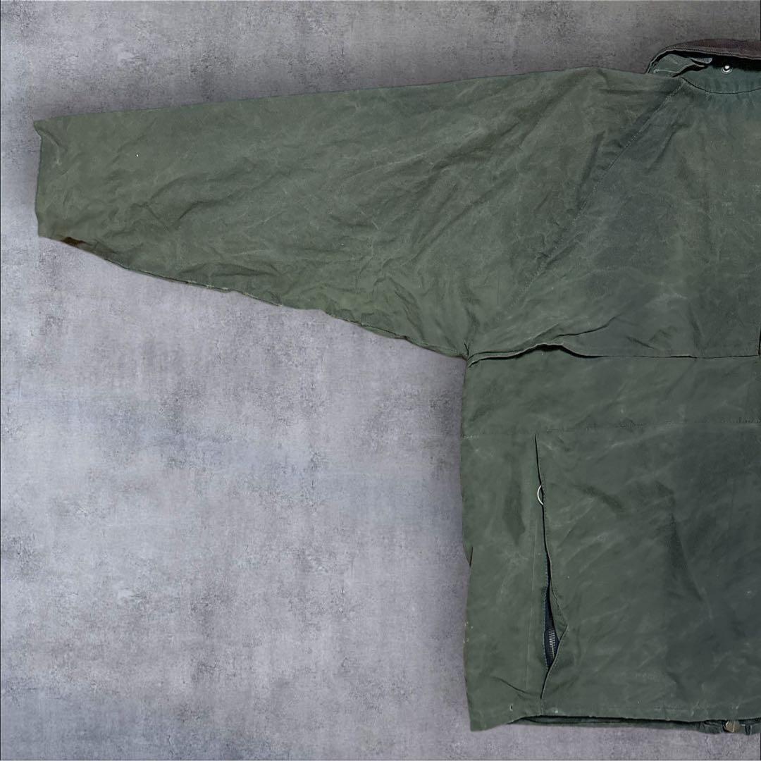 雰囲気抜群　LEWIS CREEK オイルジャケット　襟レザー