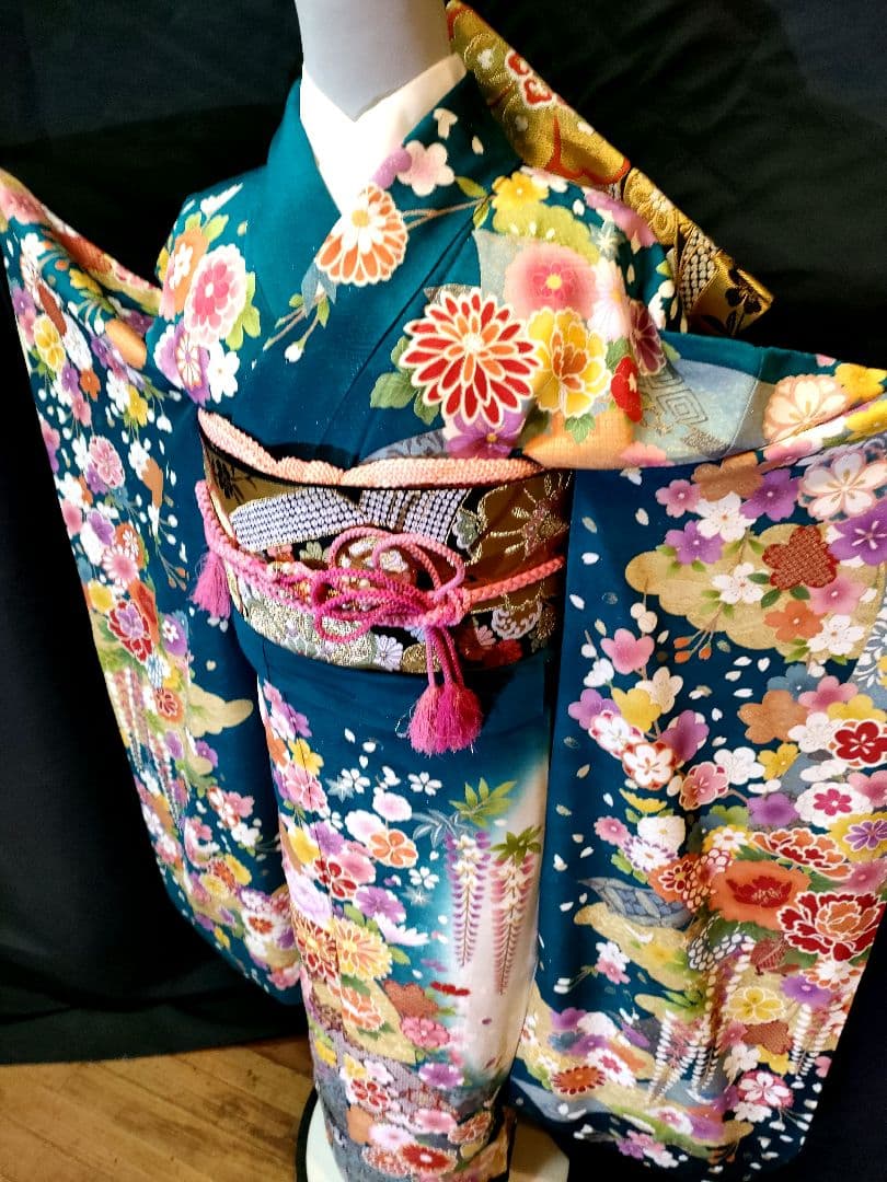 麗らかな春の風 振袖フルセット 成人式前撮り謝恩会