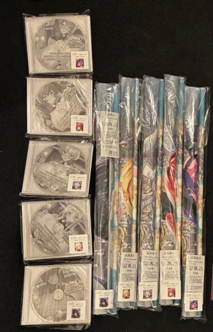 C107 みるくふぁくとりー タペストリーセット 5種類CD キーホルダー