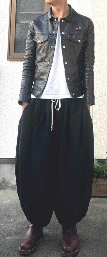 black comme des garcons バルーンパンツ