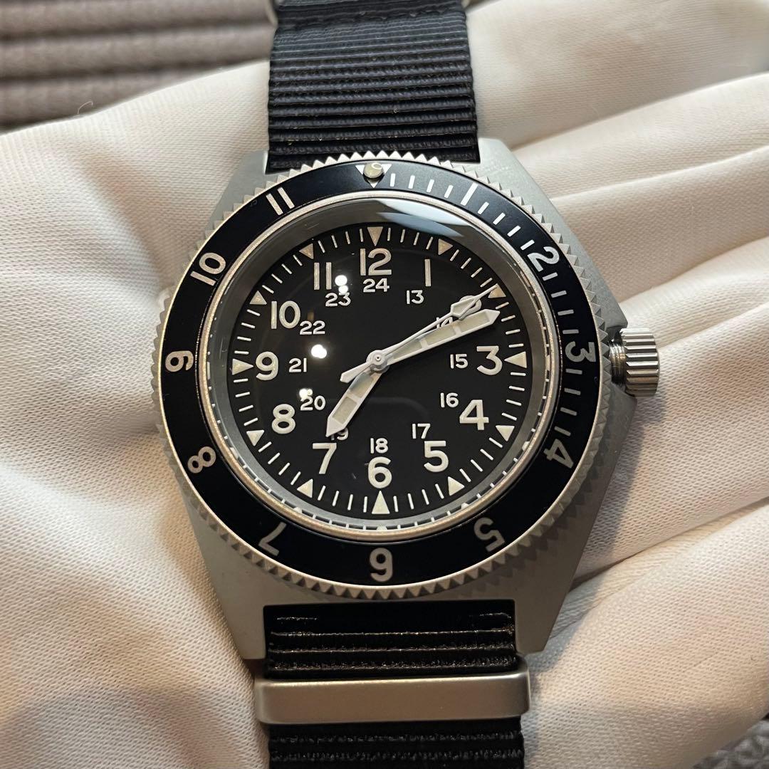 新品 ミリタリーウォッチ TYPE2 米軍 パイロット セイコームーブ