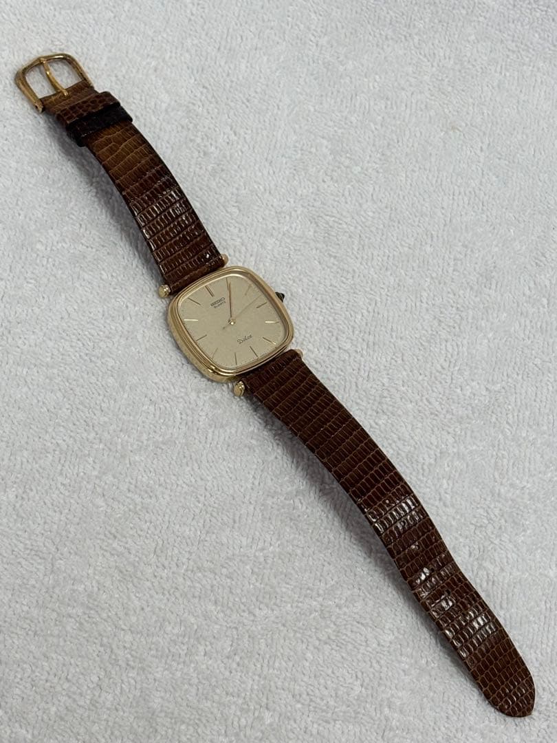 【美品】セイコー ドルチェ クォーツ【5931-5400】【稼働品】メンズモデル