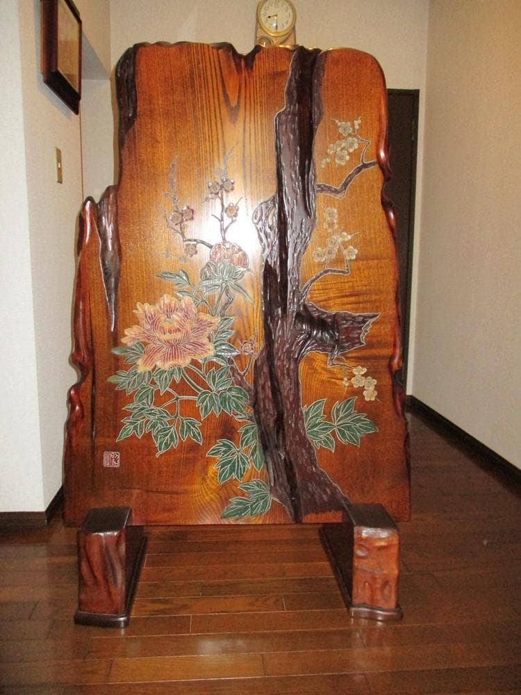 一枚木自然の衝立