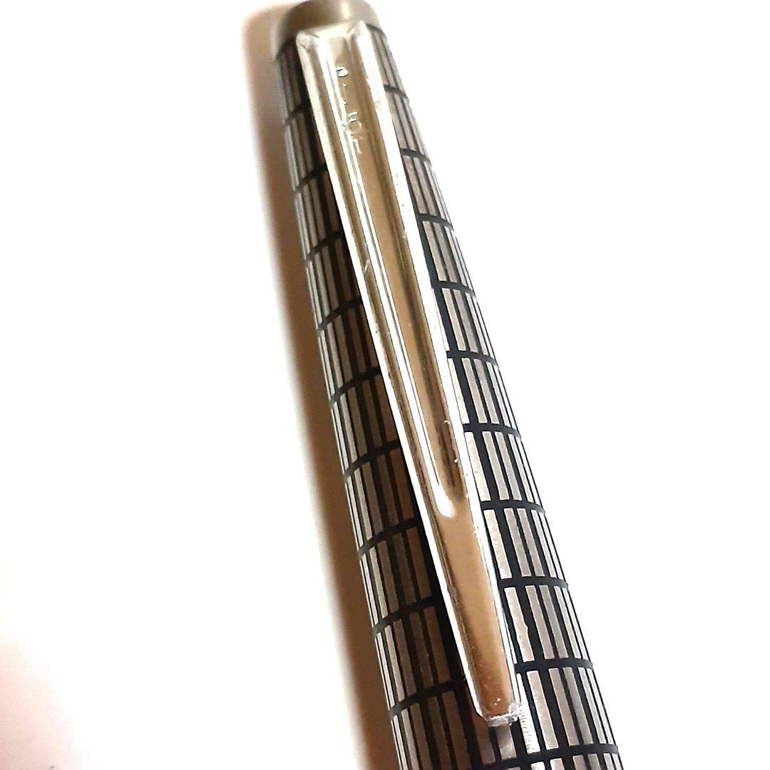 パイロット PILOT Elite 万年筆 ペン先14K-585刻印 全格子柄