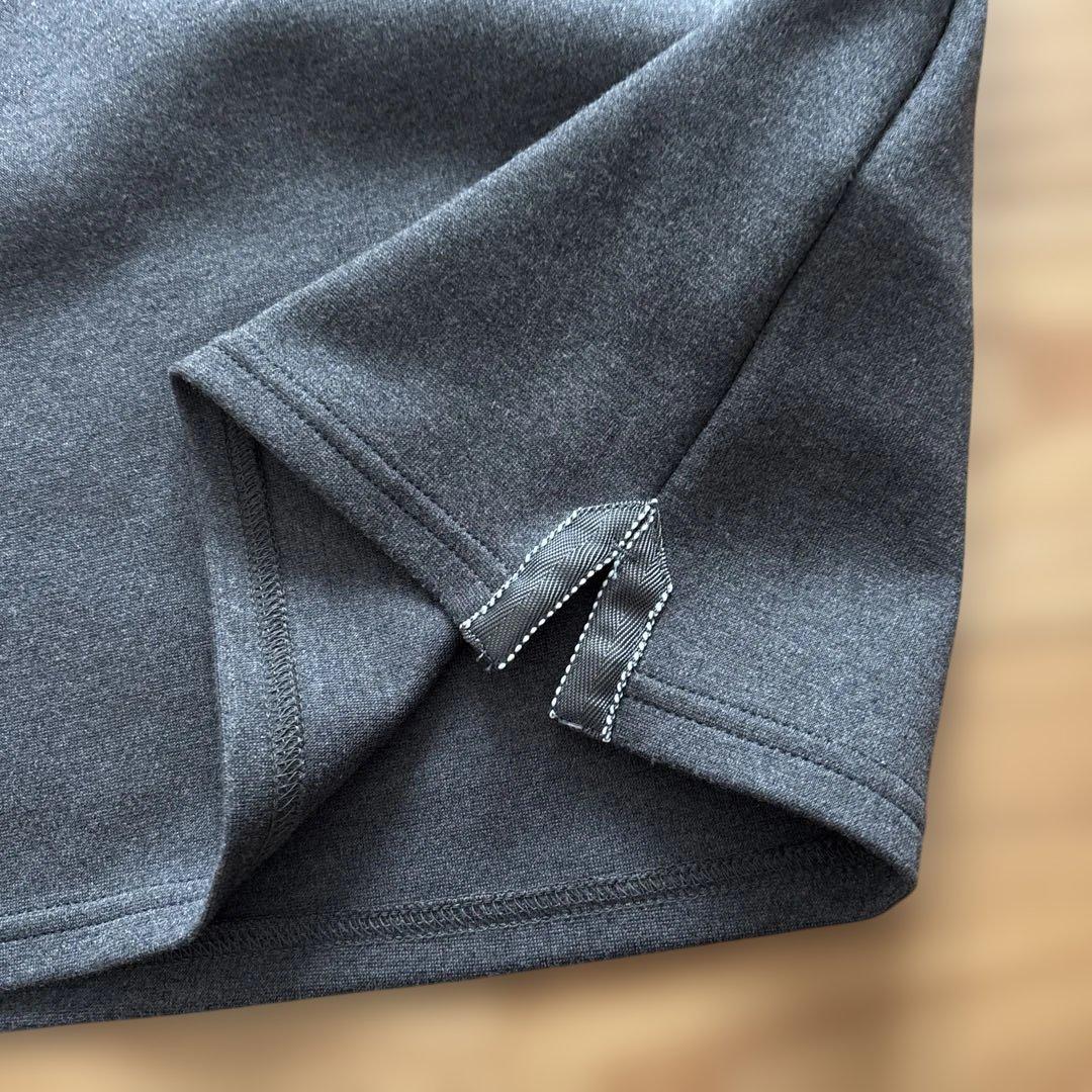 BRIEFING グレー ジップアップ セーター S