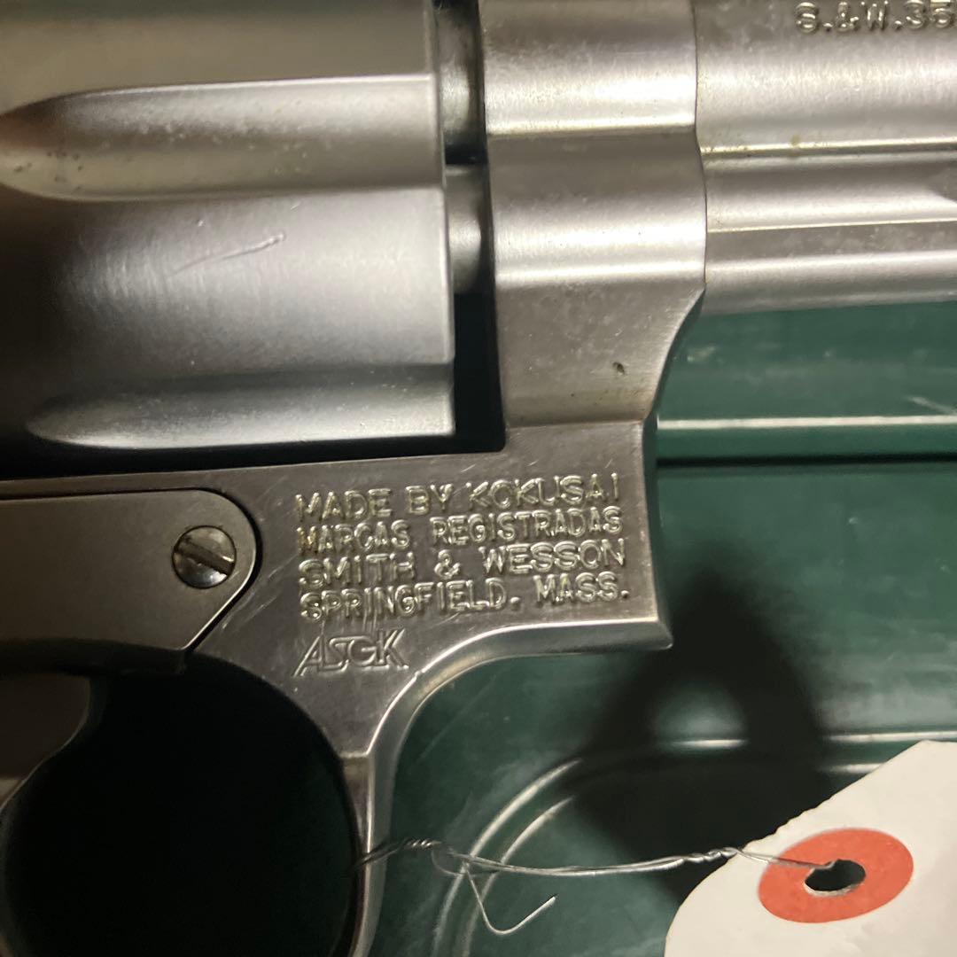 コクサイ S&W M19 357マグナム ガスリボルバー シルバー　ジャンク品