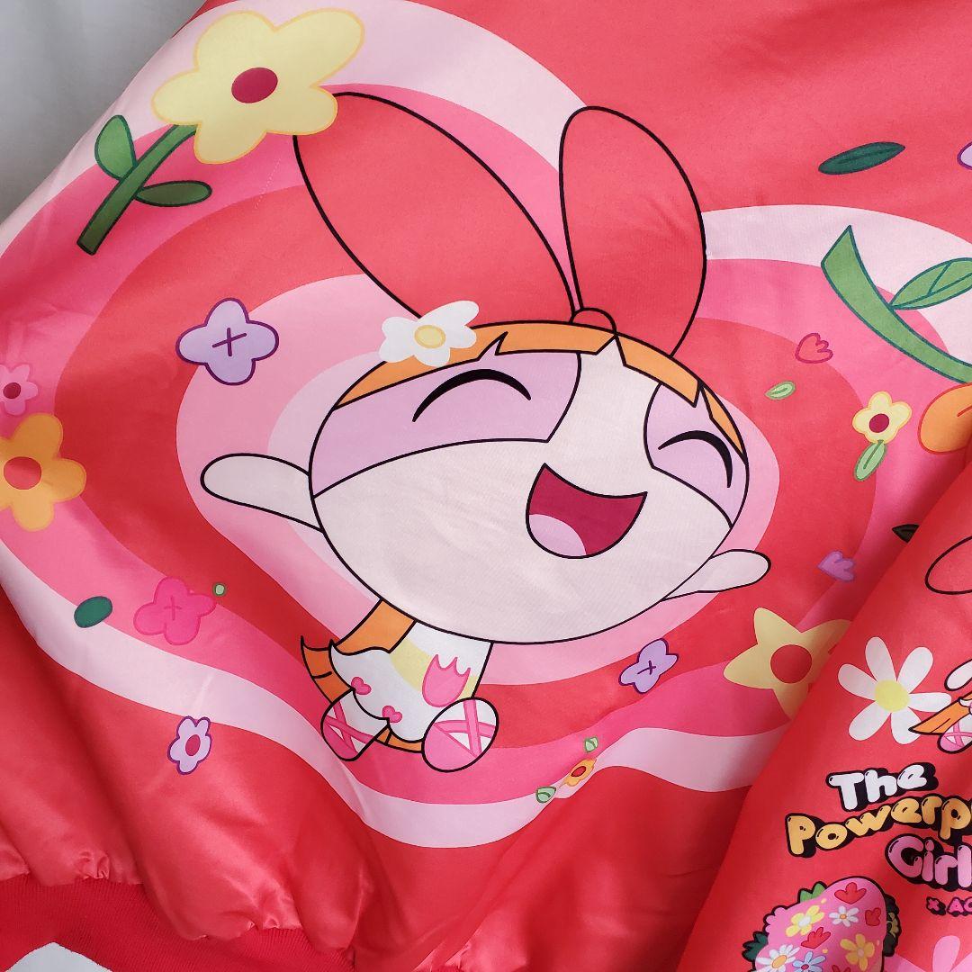 パワーパフガールズ　 アメコミ キャラクター ナイロンジャケット ブロッサム
