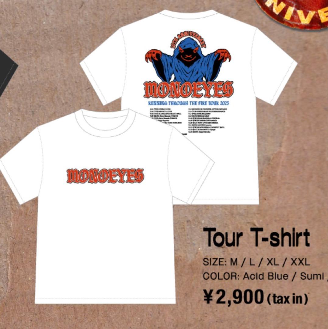 MONOEYES ツアーTシャツ 2025 - メルカリ