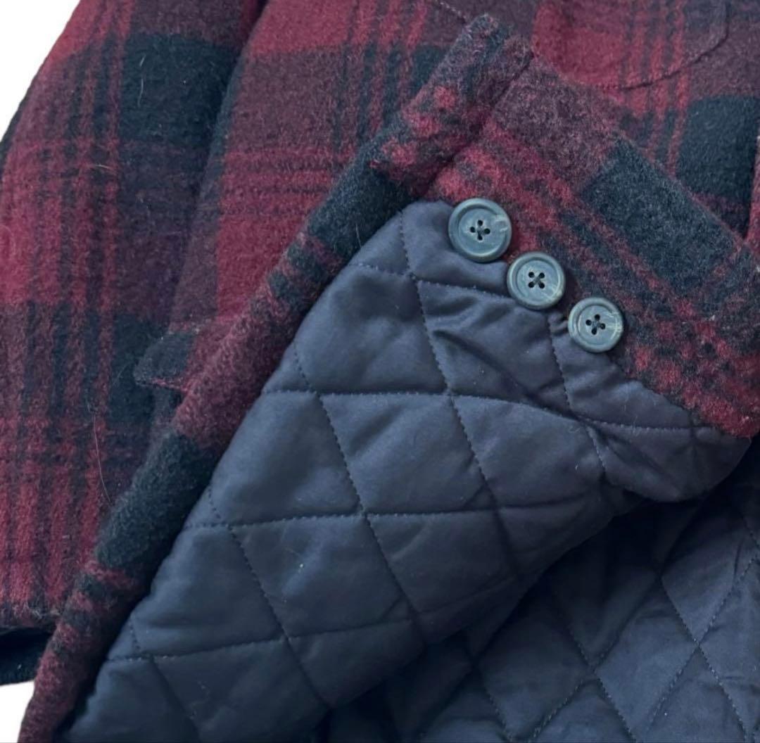 ポロラルフローレン　チェック　ウールジャケット