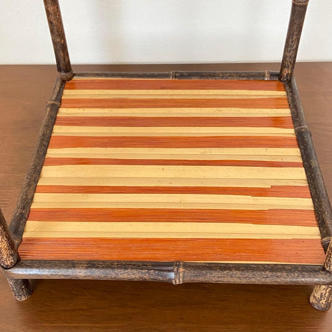 煎茶道具 綾瀬棚 竹製 完成品 ボール箱入 茶道具 茶器 棚物 飾り棚