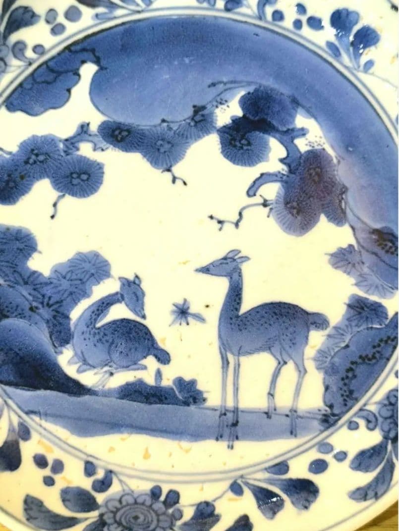 専用　鹿文皿　4枚