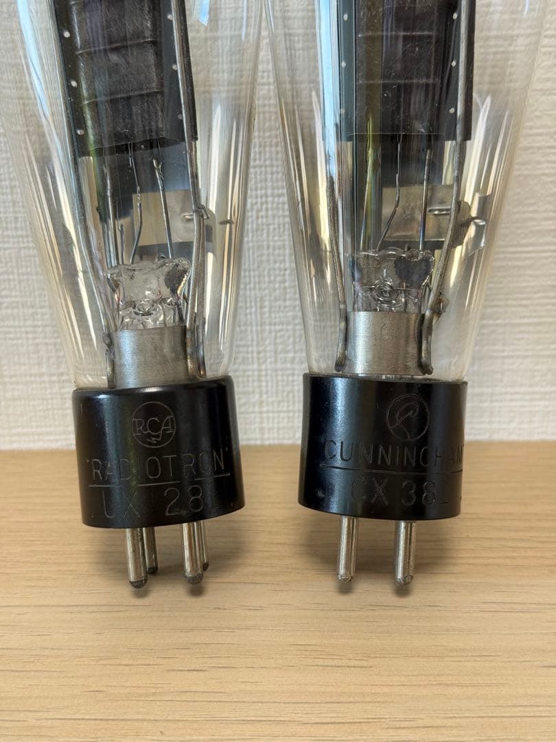 UX281 CX381 真空管2本 RCA CUNNINGHAM