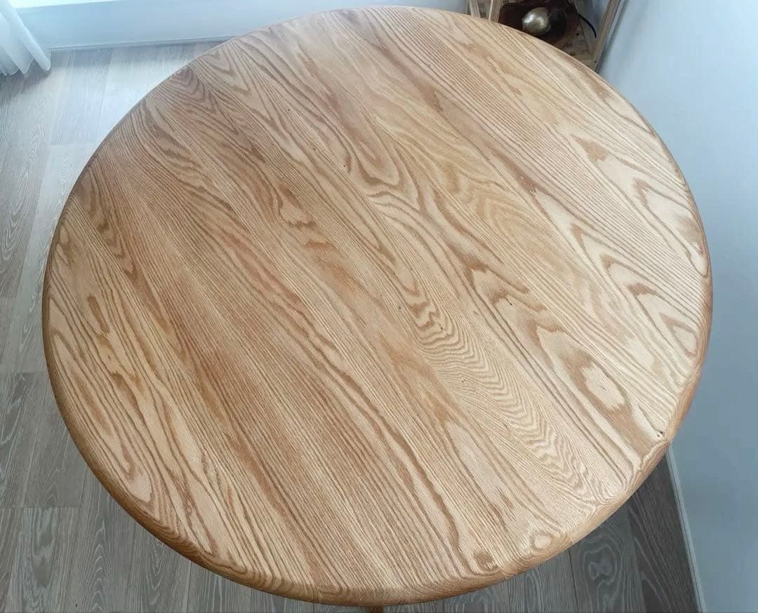 使用期間3ヶ月！モモナチュラル★丸テーブル　ダイニングテーブル　110