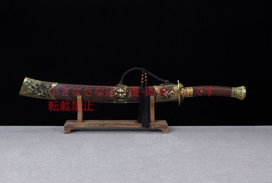 武具　刀装具　日本刀　模造刀   居合刀 清腰刀 猛虎の宝刀