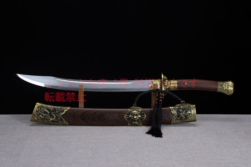 武具　刀装具　日本刀　模造刀   居合刀 清腰刀 猛虎の宝刀