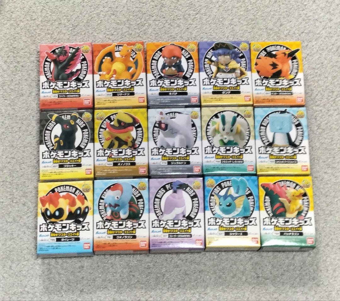 [未開封] 全5シリーズ 全種コンプリート ポケモンキッズ 指人形 (B)