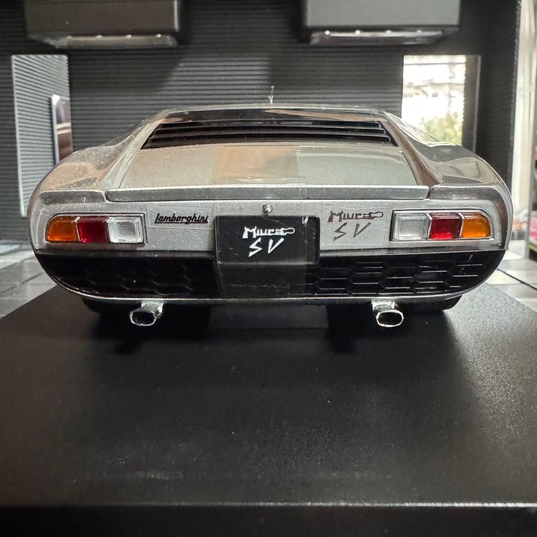 絶版未展示品 京商 1/18 ランボルギーニ ミウラ P400 SV シルバー