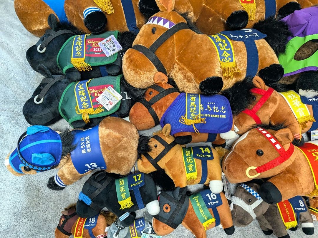 サラブレッドコレクション big ぬいぐるみ マスコット 競馬 ダービーまとめ