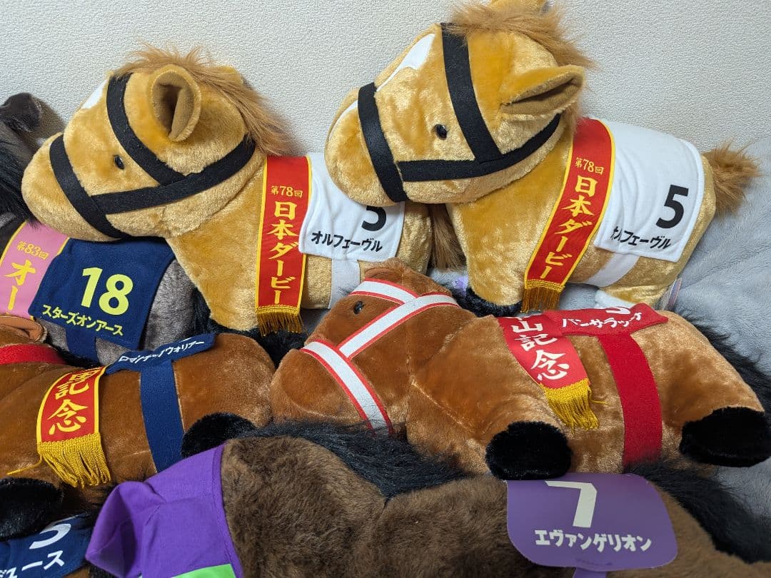 サラブレッドコレクション big ぬいぐるみ マスコット 競馬 ダービーまとめ