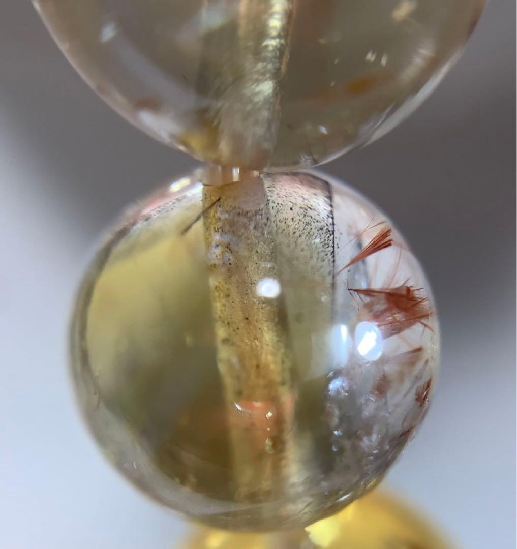 ★ひよこくん様★ 非加熱シトリン　カコクセナイト入り　ブレスレット