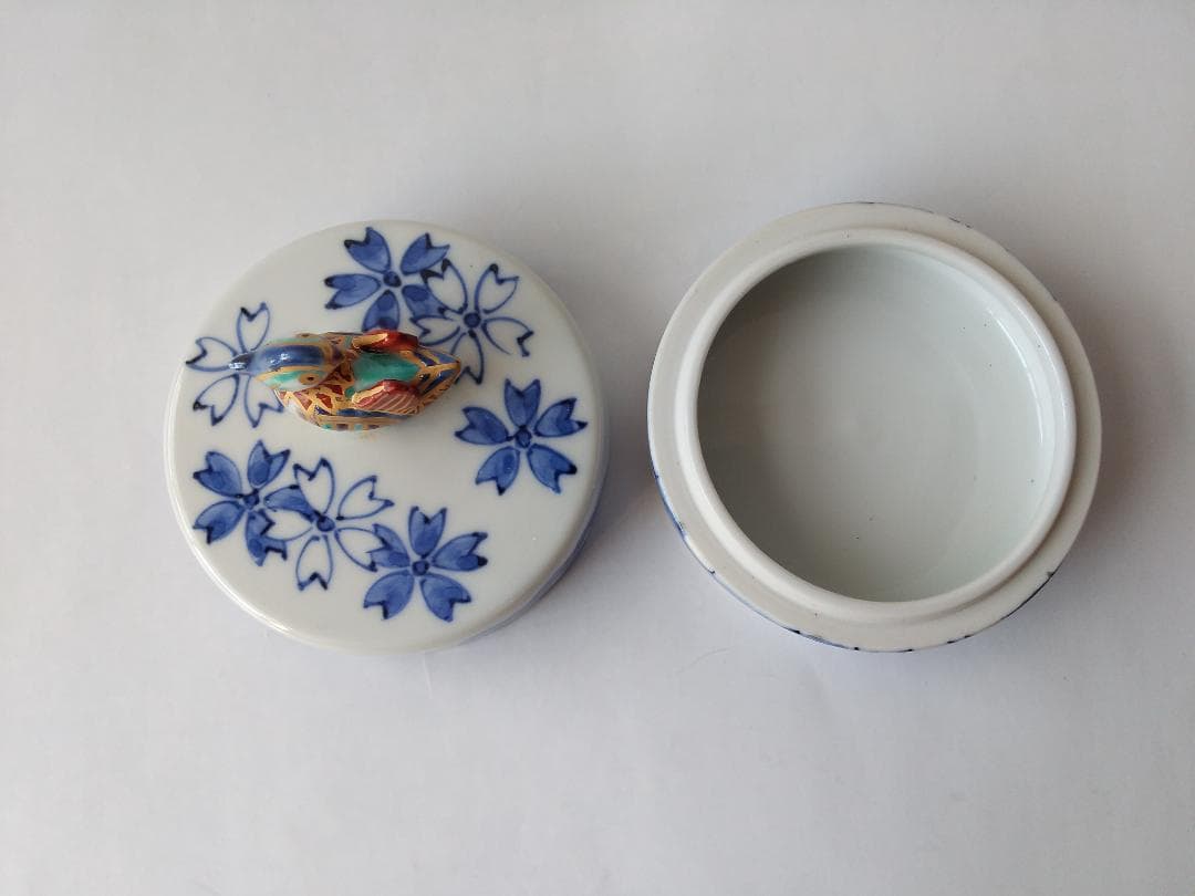 平安 高野昭阿弥 桜川香合 茶道具 懐石道具 香合 共箱 新品 未使用 保管