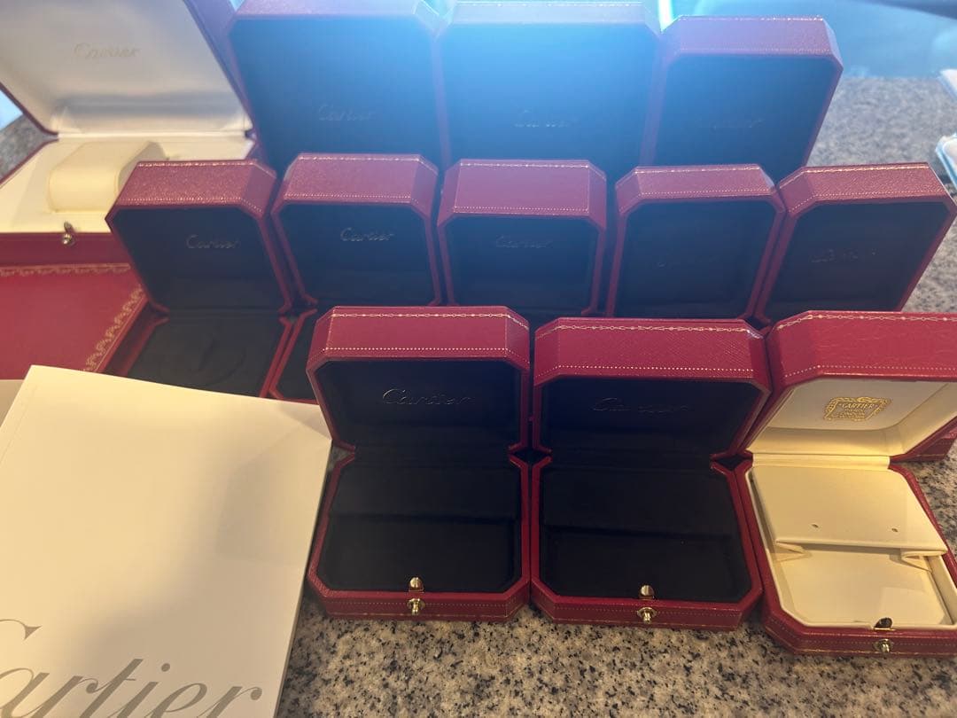 Cartier ジュエリーボックス 12個セット