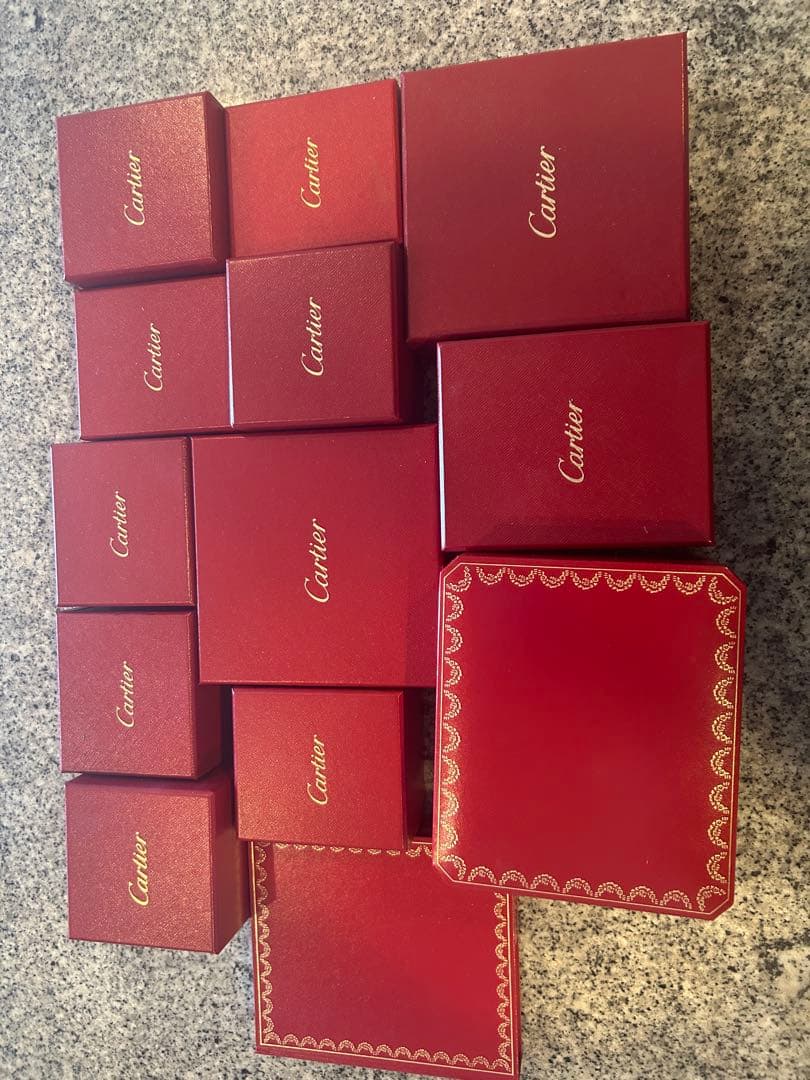 Cartier ジュエリーボックス 12個セット