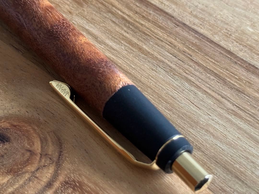 野原工芸 サペリ杢 スリムボールペン 野原工芸 サペリ杢 スリム